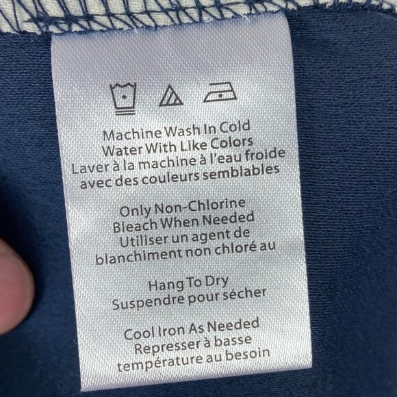 NWT‎ Retro Highline Side Stripe Track Pants Blue Size Medium New Tags Wide Leg M - Picture 10 of 13